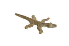 Vintage African Bronze Striped Lizard // ONH Item ab00626