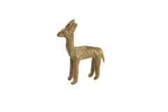Vintage African Bronze Antelope Calf // ONH Item ab00633