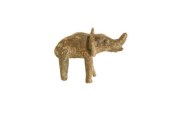 Vintage African Bronze Textured Baby Elephant // ONH Item ab00636