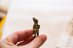 Vintage African Small Bronze Soldier // ONH Item ab00637 Image 2
