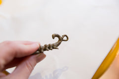 Vintage African Medium Dark Bronze Scorpion Pendant // ONH Item ab00648 Image 3