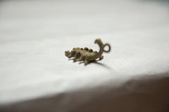 Vintage African Oxidized Bronze Scorpion Pendant // ONH Item ab00649 Image 2