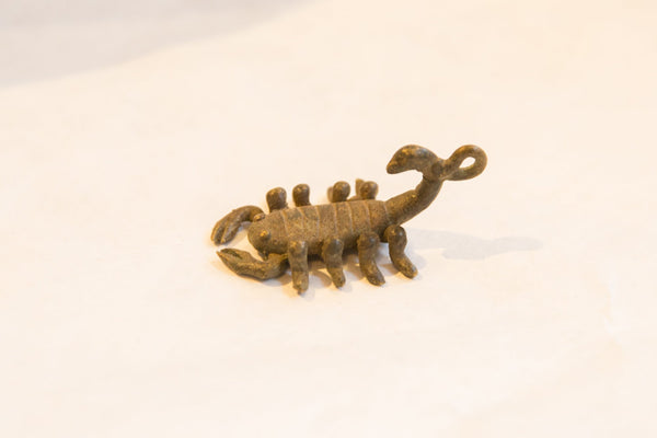 Vintage African Oxidized Bronze Scorpion // ONH Item ab00672 Image 1