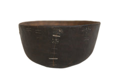 Vintage African Wooden Bowl // ONH Item ab00703