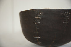 Vintage African Wooden Bowl // ONH Item ab00703 Image 2