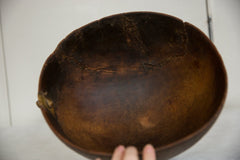 Vintage African Wooden Bowl // ONH Item ab00706 Image 5