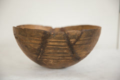 Vintage African Wooden Bowl // ONH Item ab00708 Image 3