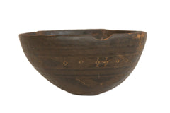 Vintage African Wooden Bowl // ONH Item ab00709