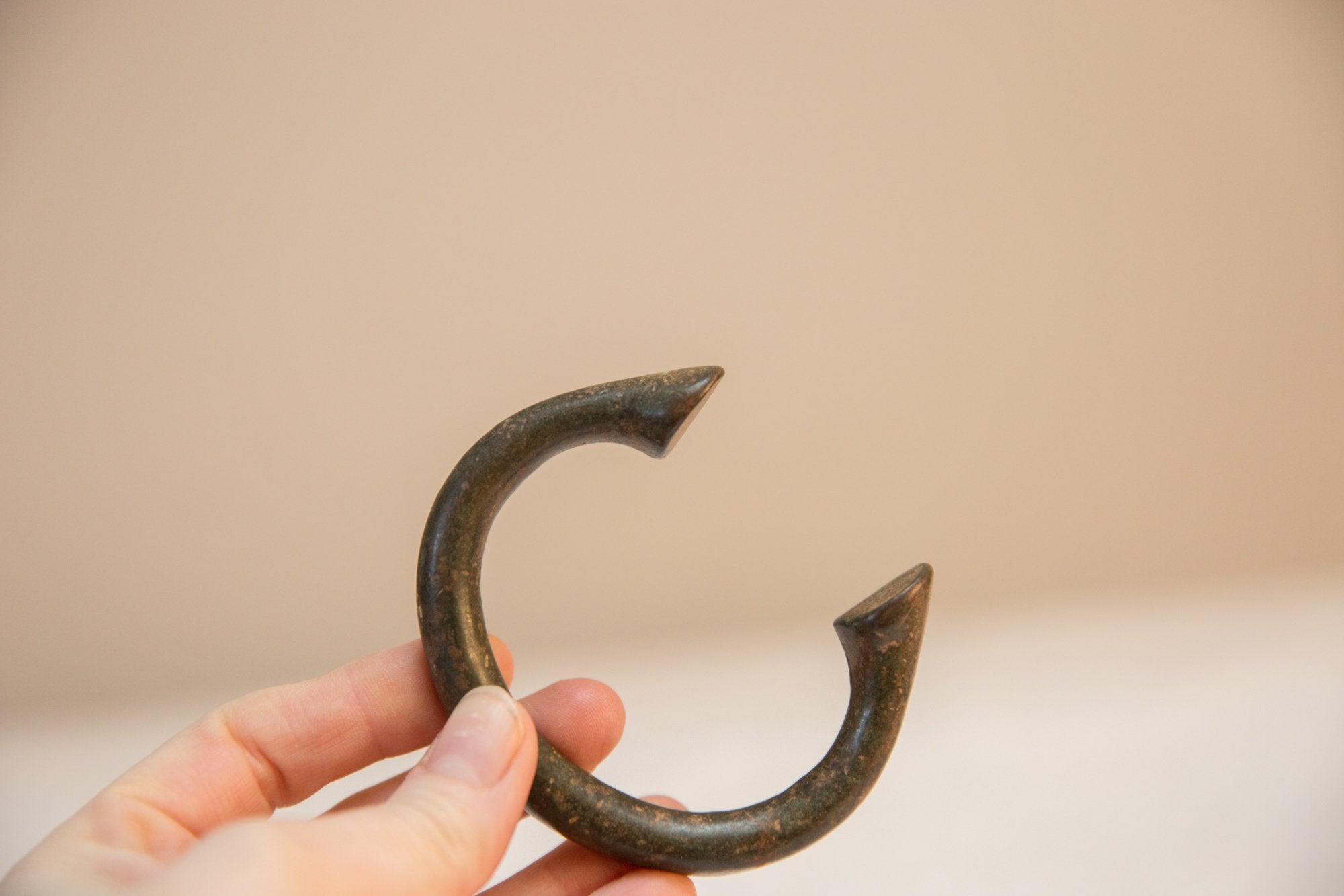 Vintage African Bronze Bracelet // ONH Item ab00721 Image 1