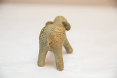 Vintage African Oxidized Bronze Wire and Mesh Design Elephant // ONH Item ab00727 Image 3