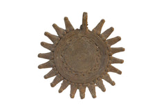 Vintage African Bronze Sun Medallion // ONH Item ab00736