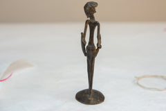 Vintage African Bronze Warrior Statue // ONH Item ab00740 Image 4