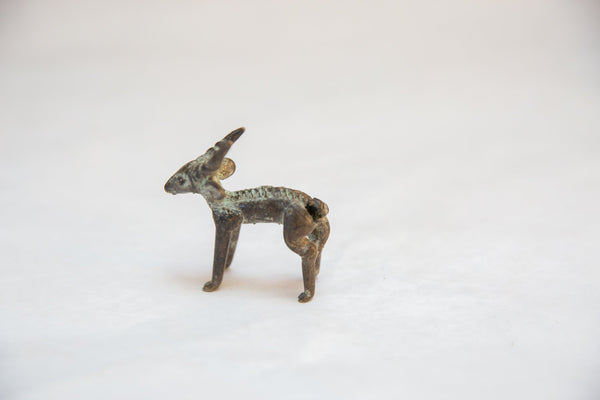 Vintage African Dark Oxidized Bronze Impala // ONH Item ab00750 Image 3