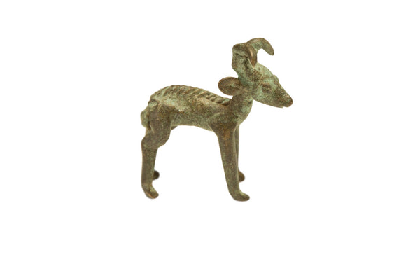 Vintage African Dark Oxidized Forward Horn Ram // ONH Item ab00752