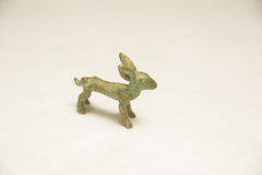 Vintage African Oxidized Bronze Hare // ONH Item ab00762 Image 4
