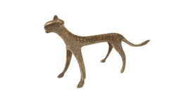 Vintage African Dark Bronze Cheetah // ONH Item ab00764
