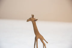 Vintage African Bronze Speckled Giraffe // ONH Item ab00767 Image 1