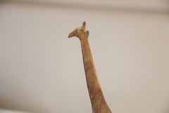 Vintage African Light Patina Bronze Giraffe // ONH Item ab00768 Image 4
