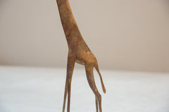 Vintage African Light Patina Bronze Giraffe // ONH Item ab00768 Image 5