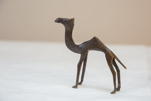 Vintage African Dark Bronze Camel // ONH Item ab00769 Image 1