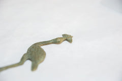 Vintage African Flat Oxidized Stork with Fish // ONH Item ab00771 Image 3