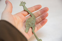 Vintage African Flat Oxidized Stork with Fish // ONH Item ab00771 Image 5
