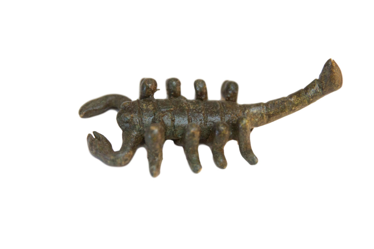 Vintage African Dark Bronze Scorpion // ONH Item ab00772