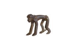 Vintage African Dark Bronze Smooth Back Monkey // ONH Item ab00784