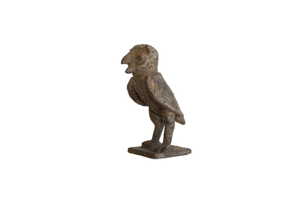 Vintage African Bronze Owl // ONH Item ab00795