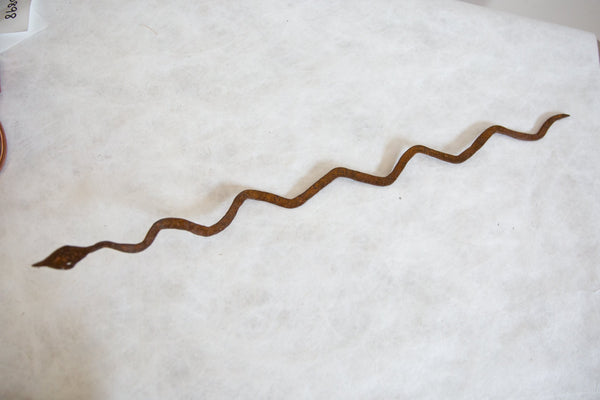 Vintage African Long Iron Slithering Snake // ONH Item ab00840 Image 1