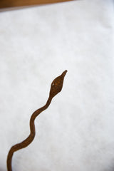 Vintage African Long Iron Slithering Snake // ONH Item ab00840 Image 2