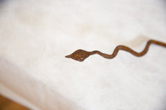 Vintage African Long Iron Slithering Snake // ONH Item ab00840 Image 4