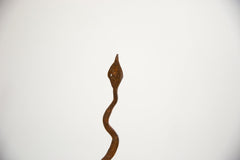 Vintage African Long Iron Slithering Snake // ONH Item ab00840 Image 5