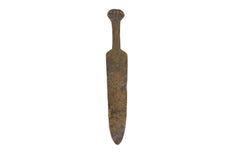 Vintage African Bronze Decorative Dagger // ONH Item ab00844