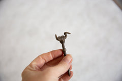 Vintage African Bronze Bird Pin // ONH Item ab00866 Image 3