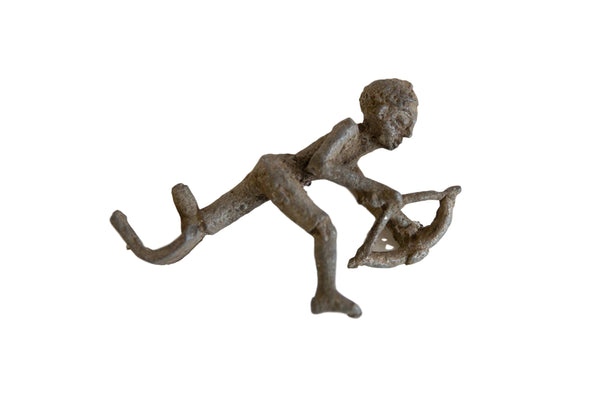 Vintage African Aluminum Running Archer // ONH Item ab00897