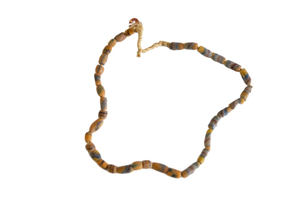 Vintage African Flour Bead Necklace // ONH Item ab00903