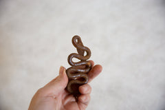 Vintage African Iron Head Back Snake // ONH Item ab00908 Image 3