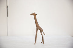 Vintage African Bronze Giraffe // ONH Item ab00915 Image 1