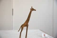 Vintage African Bronze Alloy Giraffe // ONH Item ab00917 Image 2