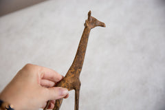 Vintage African Bronze Alloy Giraffe // ONH Item ab00917 Image 4