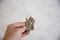 Vintage African Bronze Decorative Hut with Palm Tree // ONH Item ab00928 Image 2