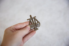 Vintage African Bronze Decorative Scales of Justice // ONH Item ab00938 Image 2