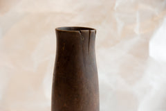 Vintage African Tall Wooden Vase // ONH Item ab00952 Image 2
