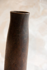 Vintage African Tall Wooden Vase // ONH Item ab00952 Image 5