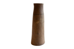 Vintage African Tall Wooden Vase // ONH Item ab00953