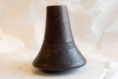 Vintage African Wooden Vase // ONH Item ab00954 Image 1