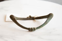 Vintage African Bronze Curved Artifact // ONH Item ab00969 Image 1