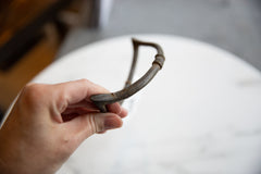 Vintage African Bronze Curved Artifact // ONH Item ab00970 Image 3