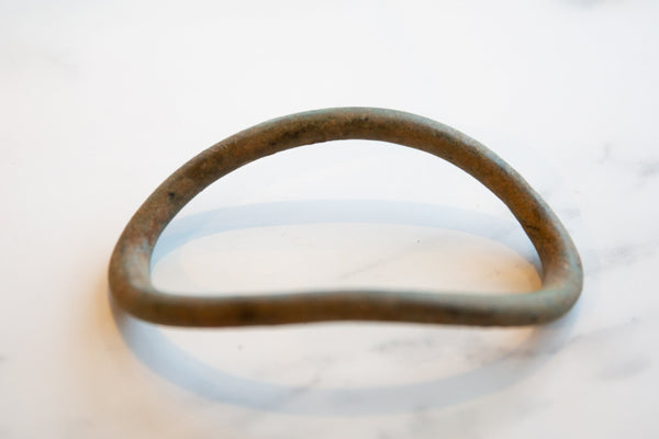 Vintage African Bronze Curved Artifact // ONH Item ab00971 Image 1